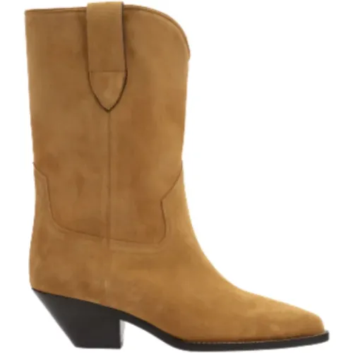 Taupe Wildleder Boho Chic Stiefeletten - Isabel marant - Modalova