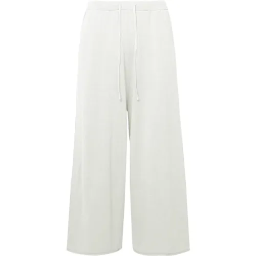 Comfortable and Stylish Cotton Jersey Linen Blend Drawstring Pants for Women , female, Sizes: M, S, XS, L - BomBoogie - Modalova