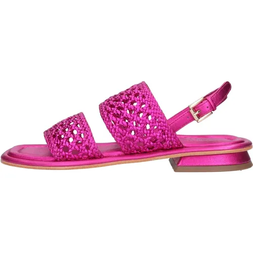 Sandalen Fuchsia , Damen, Größe: 36 EU - Emanuelle Vee - Modalova