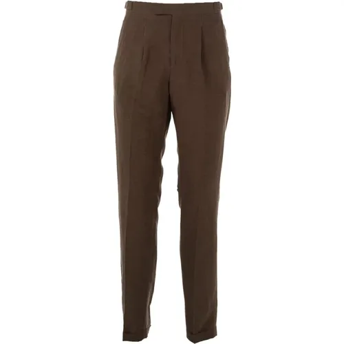 Elegante Dunkelbraune Sommer Chino Hose , Herren, Größe: S - Liu Jo - Modalova