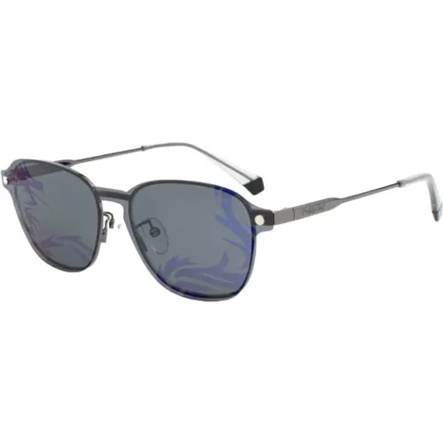 Silber Metall Unisex Sonnenbrille - Polaroid - Modalova