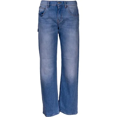 Klassische Gerades Jeans , Damen, Größe: W30 - Mauro Grifoni - Modalova