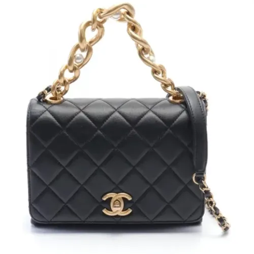 Pre-owned Leather chanel-bags , female, Sizes: ONE SIZE - Chanel Vintage - Modalova