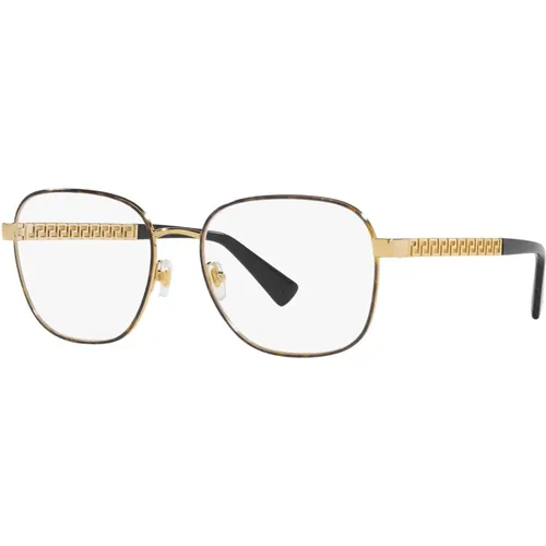 Havana Gold Eyewear Frames,Gold Eyewear Frames - Versace - Modalova
