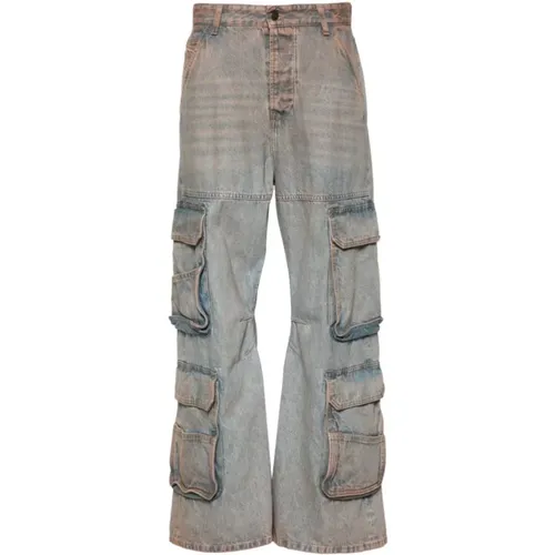 Gerades Jeans , Damen, Größe: W26 - Diesel - Modalova