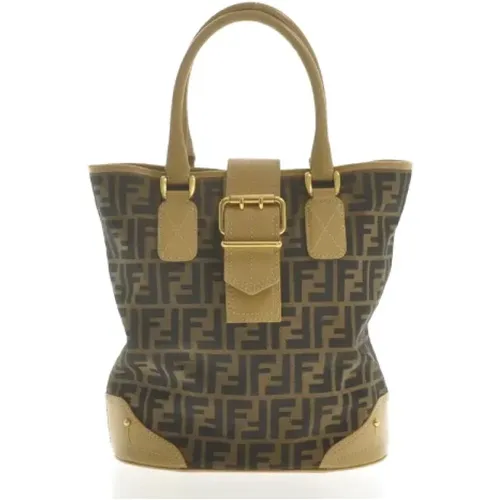 Pre-owned Canvas handbags , female, Sizes: ONE SIZE - Fendi Vintage - Modalova