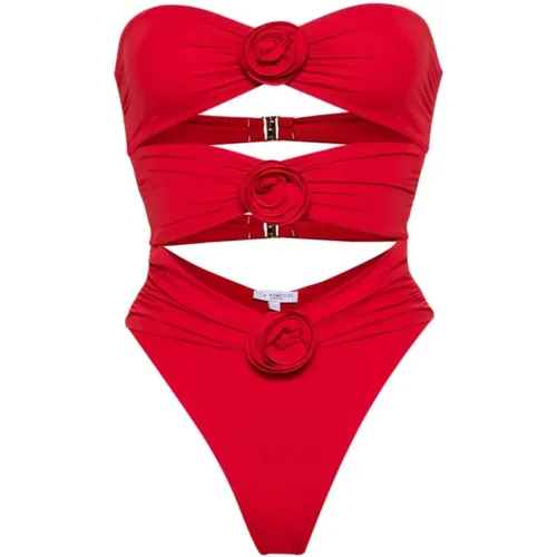 Roter Vesna One Piece Badeanzug , Damen, Größe: M - La Revêche - Modalova