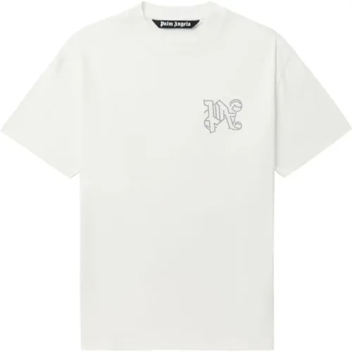 T-shirts and Polos , male, Sizes: L, XL, S, M - Palm Angels - Modalova