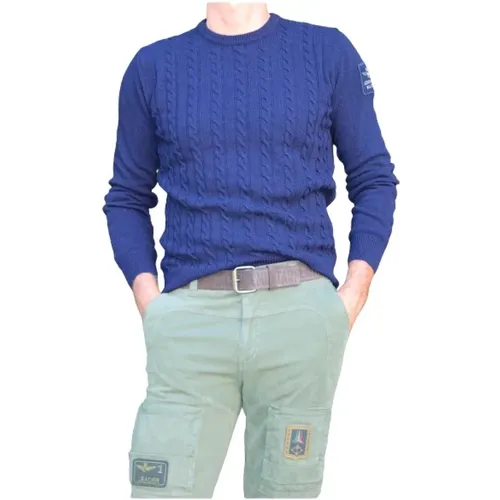 Twisted Knit Sweater , male, Sizes: XL - aeronautica militare - Modalova