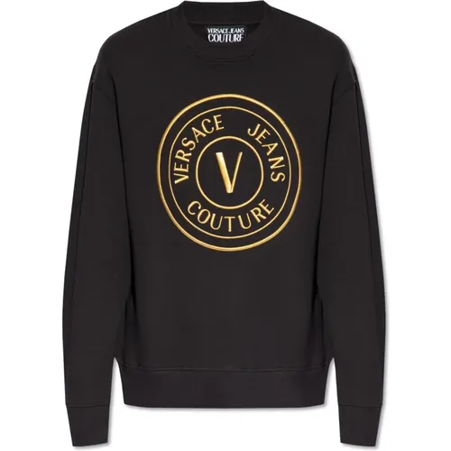 Bedruckter Sweatshirt , Herren, Größe: M - Versace Jeans Couture - Modalova