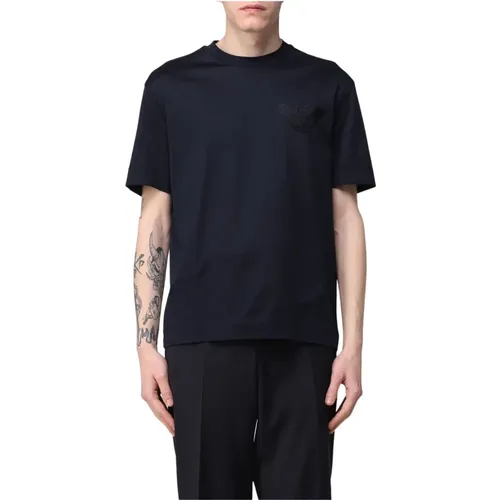 Men's Logo T-shirt Casual Style , male, Sizes: XL - Emporio Armani - Modalova