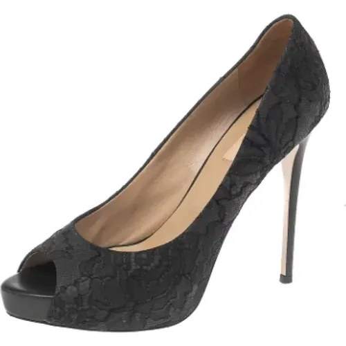 Pre-owned Lace heels , female, Sizes: 7 UK - Valentino Vintage - Modalova