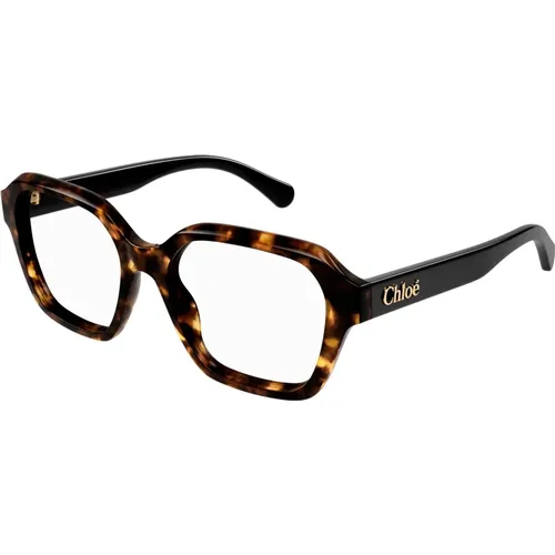 Modische Brille in Schwarz , Damen, Größe: 53 MM - Chloé - Modalova