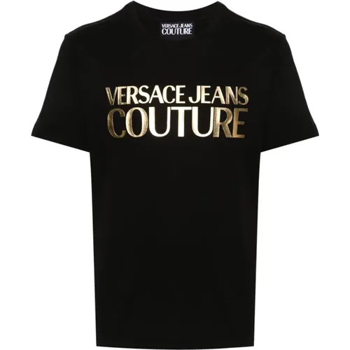 T-Shirts , Herren, Größe: L - Versace Jeans Couture - Modalova