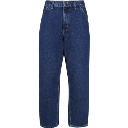 Locker Geschnittene Blaue Hose , Herren, Größe: L - Carhartt WIP - Modalova