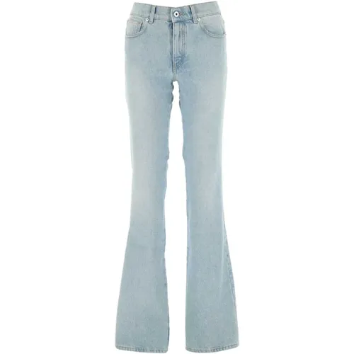 Jeans flarter Jeans , Damen, Größe: W25 - Off White - Modalova