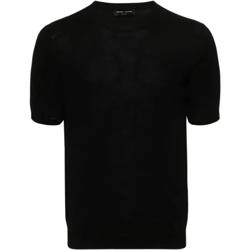 Men's Clothing T-Shirts & Polos Nero Ss24 , male, Sizes: 2XL, L, M, XL, 3XL - Roberto Collina - Modalova