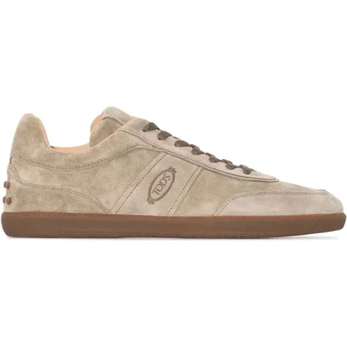 Elevate Your Sneaker Game with Stylish Suede Sneakers , male, Sizes: 7 UK, 11 UK, 10 1/2 UK - TOD'S - Modalova