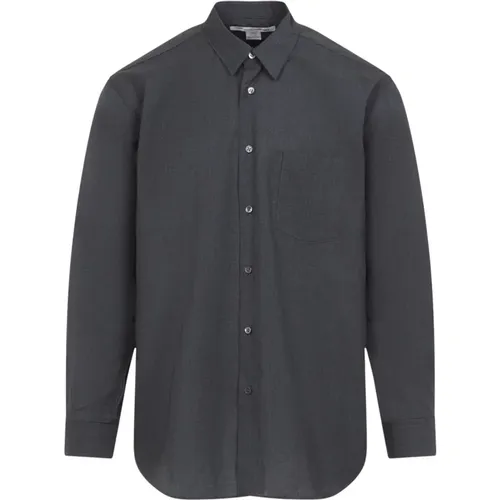 Wool Shirt Elevate Wardrobe Style , male, Sizes: XL, L, M, S - Comme des Garçons - Modalova