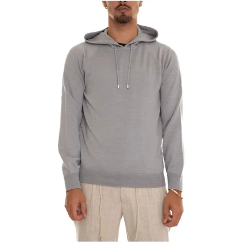 Italian Slim Fit Hooded Sweatshirt , male, Sizes: 3XL - Gran Sasso - Modalova
