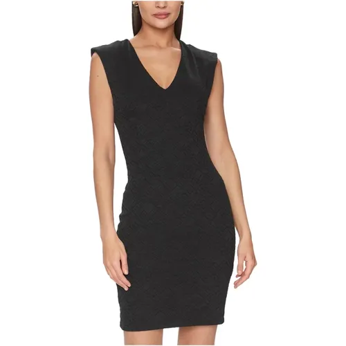 Elegantes Schwarzes Kleid für Frauen , Damen, Größe: M - Guess - Modalova
