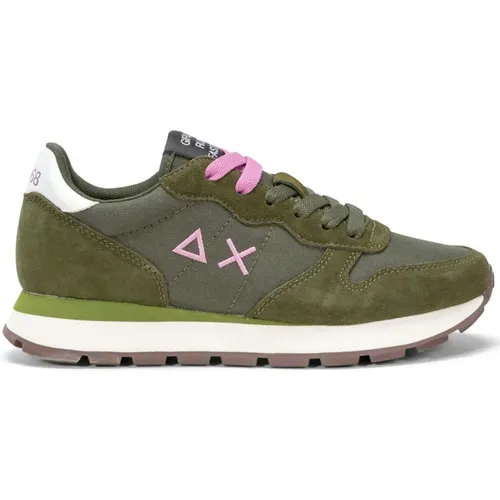 Military Style Sneakers , female, Sizes: 4 UK - Sun68 - Modalova