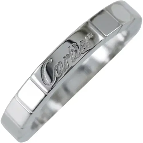 Pre-owned Metal rings , female, Sizes: ONE SIZE - Cartier Vintage - Modalova