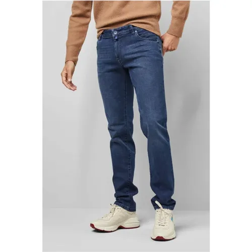 Slim Stretch Denim Cross Hedge Jeans - Meyer - Modalova