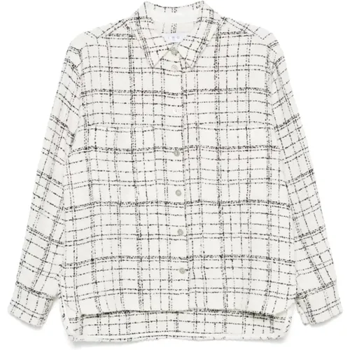 Tweed Plaid Shirt , female, Sizes: 2XS, XS, S, M - IRO - Modalova