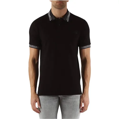 Regular Fit Cotton Polo with Front Logo Embroidery , male, Sizes: M, XS, S - Versace Jeans Couture - Modalova
