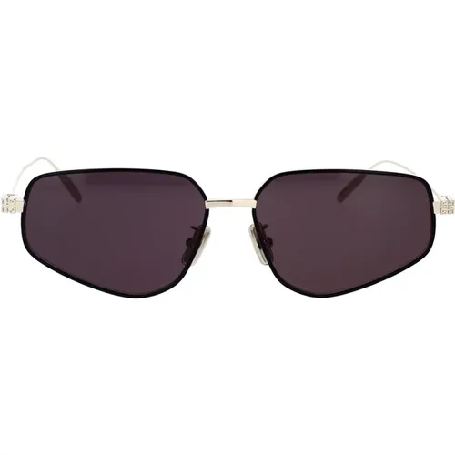 Stylish Sunglasses with Silver Accents , female, Sizes: 57 MM - Givenchy - Modalova