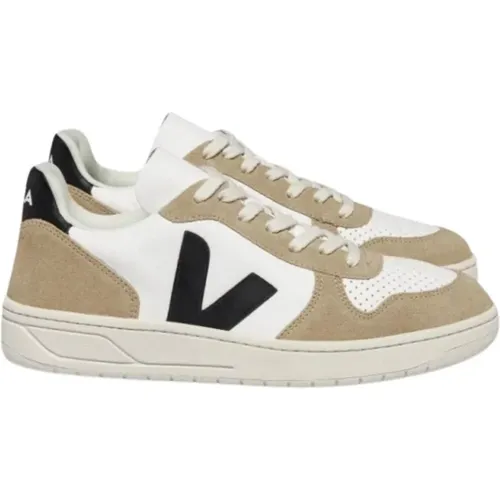 Chromefree Leather White Black Sneakers , male, Sizes: 8 UK, 10 UK, 7 UK, 11 UK, 9 UK - Veja - Modalova