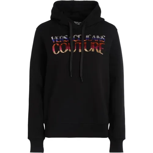 Hooded Sweatshirt , female, Sizes: S, M, XS - Versace Jeans Couture - Modalova