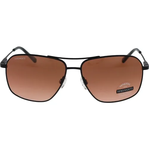Sunglasses , male, Sizes: 61 MM - Serengeti - Modalova