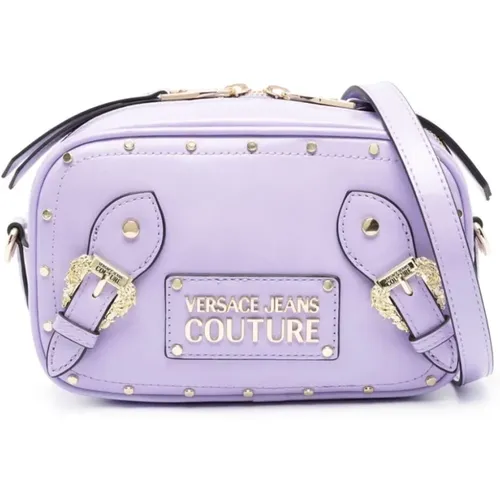Bags.. Lilac , female, Sizes: ONE SIZE - Versace Jeans Couture - Modalova