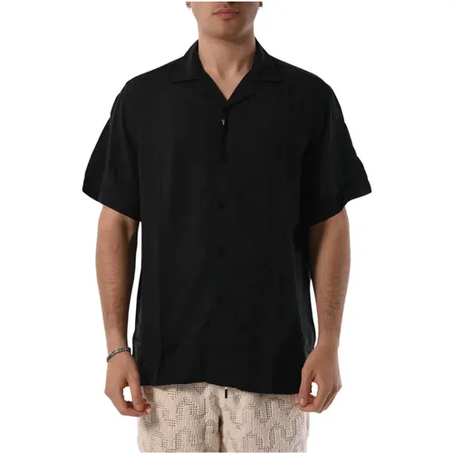 Relaxed fit viscose shirt , male, Sizes: 2XL, L, M - OAS - Modalova