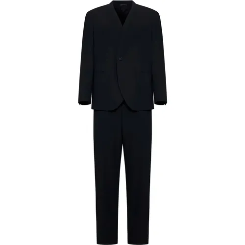 Tailored Suit Rounded Profiles , male, Sizes: M - Giorgio Armani - Modalova