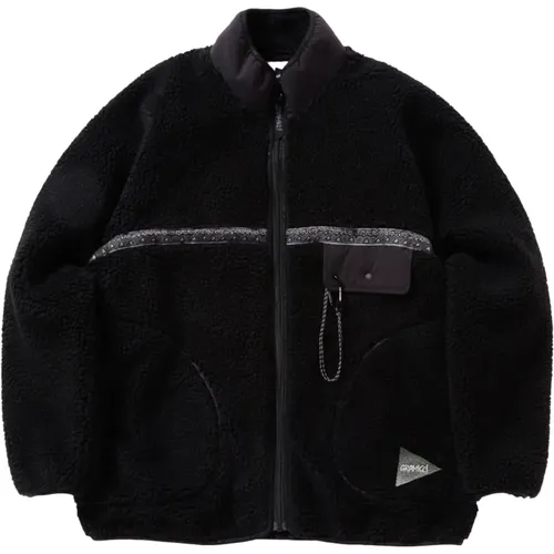 Schwarze Fleecejacke JQ Taple - Gramicci - Modalova