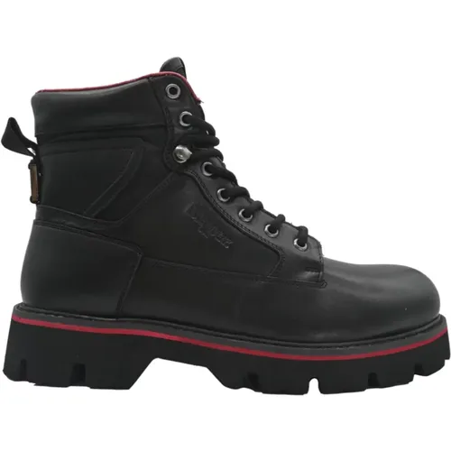 VIP Leather Boot Men , male, Sizes: 12 UK, 9 UK, 11 UK, 10 UK - Blauer - Modalova