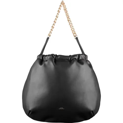 Schwarze Ninon Chaine Tasche A.P.C - A.P.C. - Modalova