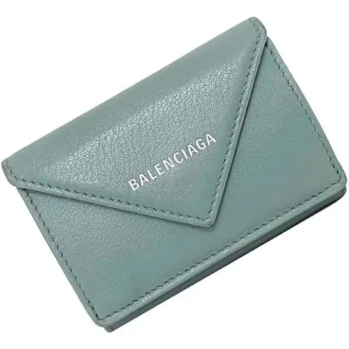 Pre-owned Leather wallets , female, Sizes: ONE SIZE - Balenciaga Vintage - Modalova