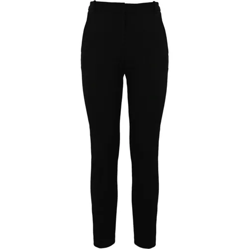 Schwarze Zigarettenhose , Damen, Größe: 2XS - pinko - Modalova