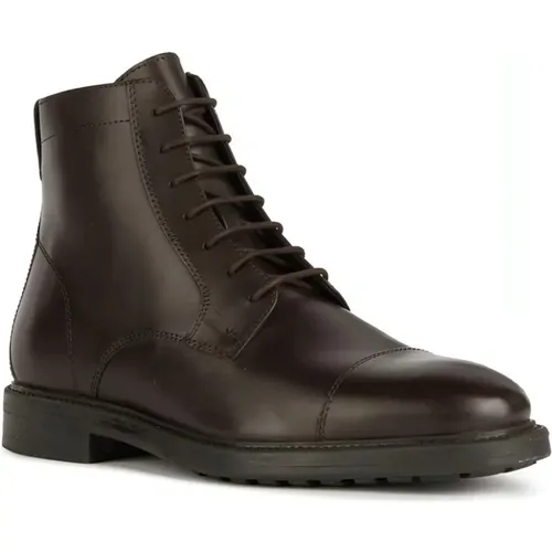 Ankle Boots for Men , male, Sizes: 7 UK, 11 UK, 12 UK, 8 UK - Geox - Modalova