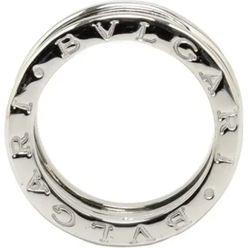 Pre-owned White Gold rings , female, Sizes: ONE SIZE - Bvlgari Vintage - Modalova