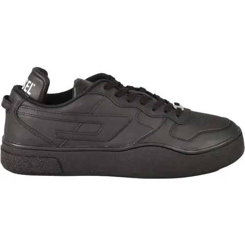 Leder Sneakers mit Gummisohle - Diesel - Modalova