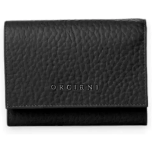 Women's Leather Wallet with Multiple Compartments , female, Sizes: ONE SIZE - Orciani - Modalova