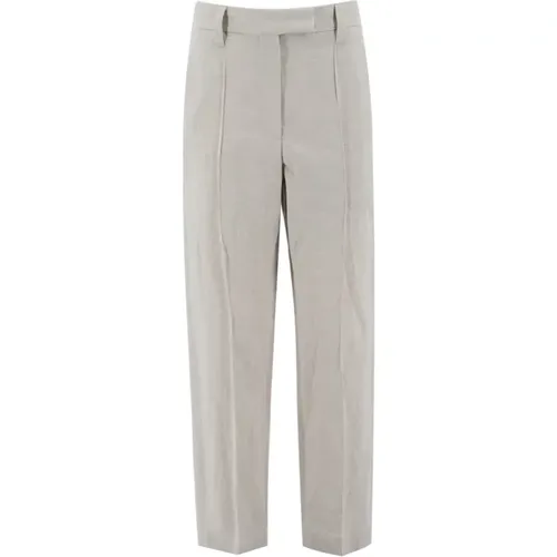 Freddo Trousers , female, Sizes: M, L - BRUNELLO CUCINELLI - Modalova