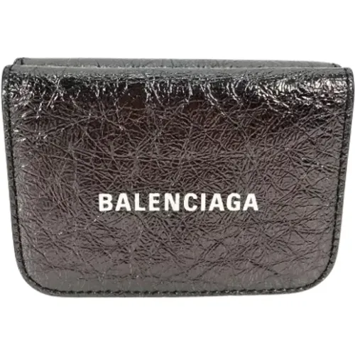 Pre-owned Leather wallets , female, Sizes: ONE SIZE - Balenciaga Vintage - Modalova