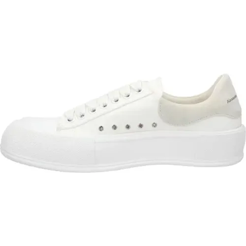 Canvas sneakers , male, Sizes: 10 UK - alexander mcqueen - Modalova