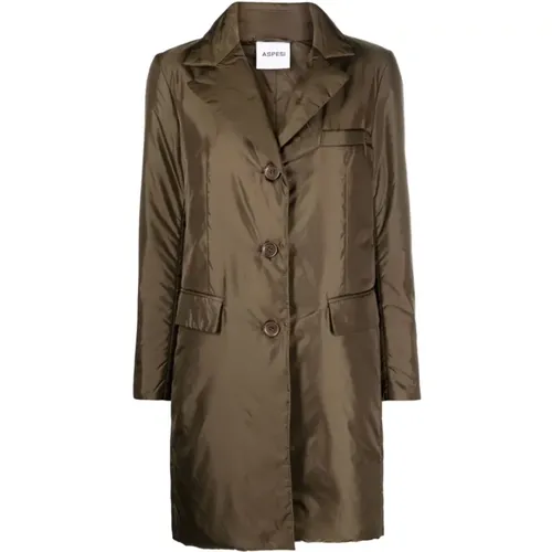Nylon Trench Coat , female, Sizes: L, M - Aspesi - Modalova